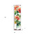 36" White Red And Green Geranium Solid Wood Porch Sign