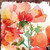 36" White Red And Green Geranium Solid Wood Porch Sign