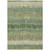 3' X 5' Green Gray And Ivory Striped Washable Indoor Outdoor Area Rug