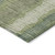 3' X 5' Green Gray And Ivory Striped Washable Indoor Outdoor Area Rug