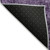 8' Runner Purple Abstract Washable Non Skid Indoor Outdoor Runner Rug - Purple