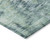 5' X 8' Teal Blue Green And Ivory Abstract Washable Indoor Outdoor Area Rug