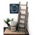 6 Step Rustic Smoky Black Wood Ladder Shelf - 4512822715193