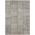 5' X 8' Beige Taupe And Brown Patchwork Washable Indoor Outdoor Area Rug
