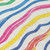 3' X 5' Ivory Blue Pink And Yellow Striped Washable Indoor Outdoor Area Rug