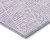 3' X 5' Purple And Ivory Geometric Washable Indoor Outdoor Area Rug
