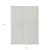 3' X 5' Ivory And Gray Abstract Washable Indoor Outdoor Area Rug