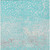 5' X 8' Aqua And Teal Blue Abstract Washable Indoor Outdoor Area Rug - Aqua, Teal Blue