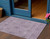 3' X 5' Plum And Purple Floral Washable Indoor Outdoor Area Rug