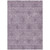 3' X 5' Plum And Purple Floral Washable Indoor Outdoor Area Rug