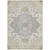 5' X 8' Beige Ivory And Gray Oriental Washable Indoor Outdoor Area Rug