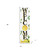 36" White Yellow And Green Solid Wood Welcome Lemon Porch Sign