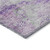 5' X 8' Purple Lavender And Gray Oriental Washable Indoor Outdoor Area Rug