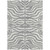 3' X 5' Gray And Ivory Animal Print Washable Indoor Outdoor Area Rug - Gray, Ivory