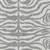 3' X 5' Gray And Ivory Animal Print Washable Indoor Outdoor Area Rug