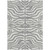 3' X 5' Gray And Ivory Animal Print Washable Indoor Outdoor Area Rug