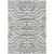 3' X 5' Gray And Ivory Animal Print Washable Indoor Outdoor Area Rug
