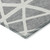 5' X 8' Gray And Ivory Geometric Washable Indoor Outdoor Area Rug Transitional Style - Gray, Ivory Color