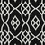 3' X 5' Black And Ivory Trellis Washable Indoor Outdoor Area Rug