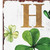 36" Gold Green And White Solid Wood Home Sweet St Patrick's Day Porch Sign