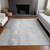 5' X 8' Gray And Ivory Abstract Washable Indoor Outdoor Area Rug - Gray, Ivory
