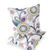 Set of Two 16" X 16" Yellow and White Blown Seam Floral Indoor Outdoor Throw Pillow Polyester Decor