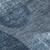 8' Gray And Blue Abstract Washable Indoor Outdoor Runner Rug
