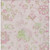 3' X 5' Pink Blush And Artichoke Green Floral Washable Indoor Outdoor Area Rug