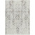 3' X 5' Ivory And Brown Floral Washable Indoor Outdoor Area Rug