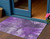 3' X 5' Purple Lilac And Eggplant Abstract Washable Indoor Outdoor Area Rug