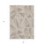 3' X 5' Brown Taupe And Beige Geometric Washable Indoor Outdoor Area Rug
