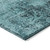2' X 3' Teal Abstract Washable Non Skid Indoor Outdoor Area Rug - 608219326531