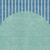 5' X 8' Teal Blue And Aqua Striped Washable Indoor Outdoor Area Rug - Teal Blue, Aqua