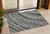 3' X 5' Taupe Charcoal And Ivory Abstract Washable Indoor Outdoor Area Rug
