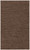 3' X 5' Dark Brown And Brown Geometric Indoor Outdoor Area Rug