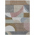 5' X 8' Brown Ivory And Mauve Geometric Washable Indoor Outdoor Area Rug