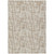 3' X 5' Tan And Beige Abstract Washable Indoor Outdoor Area Rug