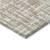 3' X 5' Tan And Beige Abstract Washable Indoor Outdoor Area Rug