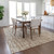 3' X 5' Tan And Beige Abstract Washable Indoor Outdoor Area Rug