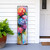 36" Blue Purple And Red Hydrangeas Solid Wood Porch Sign