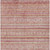 5' X 8' Rust And Coral Oriental Washable Indoor Outdoor Area Rug