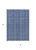 3' X 5' Denim Blue And Ivory Striped Washable Indoor Outdoor Area Rug - Denim Blue, Ivory