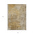 5' X 8' Beige Taupe And Ivory Abstract Washable Indoor Outdoor Area Rug