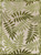 8' X 11' Ivory And Green Palm Leaf Indoor Outdoor Area Rug