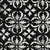 3' X 5' Black And Ivory Floral Washable Indoor Outdoor Area Rug Transitional Style - Black, Ivory Color