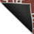 5' X 8' Brick Red And Ivory Geometric Washable Indoor Outdoor Area Rug