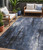 5' X 8' Blue And Ivory Abstract Washable Indoor Outdoor Area Rug - Blue, Ivory