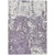5' X 8' Lavender And Ivory Abstract Washable Indoor Outdoor Area Rug Transitional Style - Lavender, Ivory Color