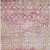 5' X 8' Pink And Ivory Argyle Washable Indoor Outdoor Area Rug