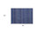2' X 3' Navy Blue Striped Washable Non Skid Indoor Outdoor Area Rug